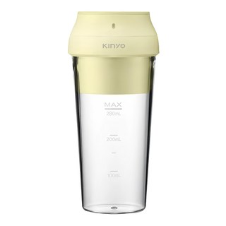Kinyo 隨行杯充電式果汁機 黃色, AJU-5769