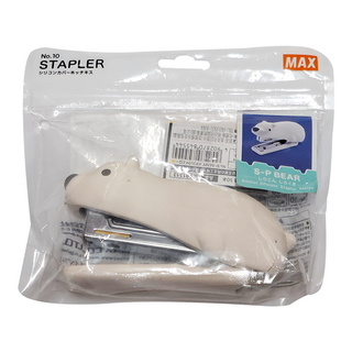 MAX 釘書機+ NO.10 1M 釘書針 HD-10NX/S PB, 粉彩色 北極熊, 1個