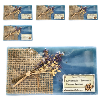 BOEMI 花妍水漾 南法香頌植萃皂 薰衣草, 210g, 5個