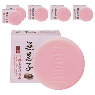 SOAPBERRY 古寶無患子 玉容活膚晶 玫瑰 溫和潔淨 玉容散 奈米珍珠粉, 100g, 6盒