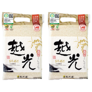 大橋牌 台灣產 越光米 CAS良質米, CNS一等, 1kg, 2包