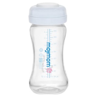 maymom 寬口PP儲乳瓶, 1個, 淡藍色, 280ml