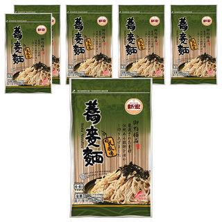 新宏蕎麥麵 - 500g, 天風味, 台灣製造, 6包