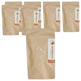 GC WELL 幾好 蜜香龍眼花茶 原葉茶包, 3g, 7包, 5袋
