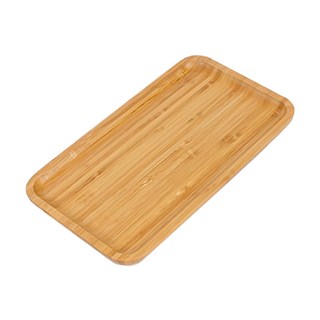 日式木托盤 長, 長方形 木頭色, 1個