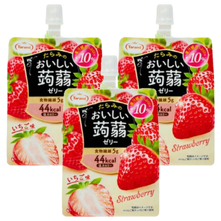 Tarami 達樂美 吸果凍 草莓 150g 日本進口 清爽解膩 方便攜帶, 3包