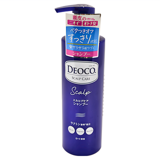 DEOCO.白泥淨味洗髮精 深層清潔頭皮、去除異味 洗後秀髮柔順不乾澀, 450ml, 1瓶