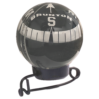 BRUNTON 球型指北針 Globe Tag-Along, 免提導航, 防風雨, 旋轉球, 黑色, 1個