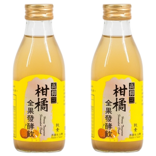 高仰三 柑橘全果發酵飲 180ml 天然紅冰糖發酵 純素, 2瓶