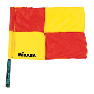 MiKASA 足球巡邊棋, ONE SIZE, 旗桿:鋁; 旗子:尼龍, MKBA18, 1個