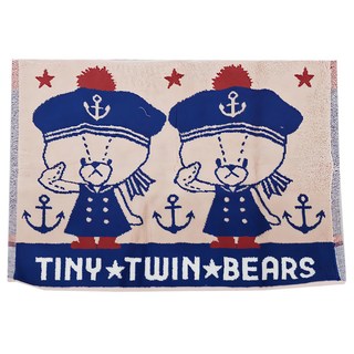 Tiny Twin Bears 毛巾布材質腳踏墊, 45 x 60cm, 052821