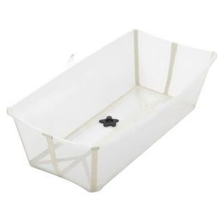 STOKKE Flexi Bath X-Large 摺疊式浴盆加大版 49L, 奶油杏