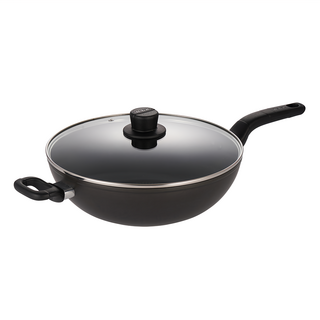 Tefal 特福 陽極 不沾單柄炒鍋加蓋 IH, 32cm, 1個