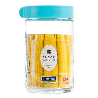 Glasslock 多功能積木玻璃保鮮罐, 600ml, 1個