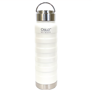 OSLO Outback 304不鏽鋼保溫瓶 700ml 手提式, 亮白色, 1個