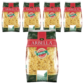 ARBELLA 阿貝拉 蝴蝶麵 杜蘭小麥粉製成, 500g, 5包