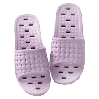 LASSLEY 蕾絲妮 Q彈鏤空排水室內拖鞋 浴室拖鞋 女款, S(36~37), 紫色