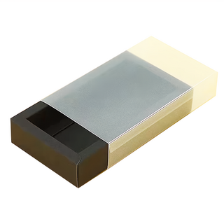 折疊牛皮紙盒 Set 5 半透黑色 特大24.5x14x8.5cm, 1組