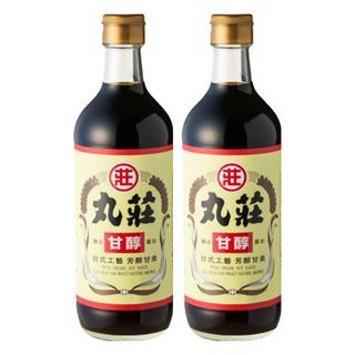 丸莊醬油 甘醇釀造醬油, 非基改黃豆 天然發酵, 不含防腐劑 味素 焦糖色素 食用酒精, 450ml, 2瓶