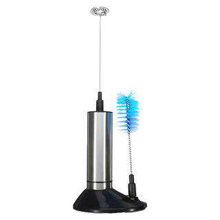 手持式電動攪拌器 不鏽鋼+ABS材質 19000 RPM, 1組, 銀色