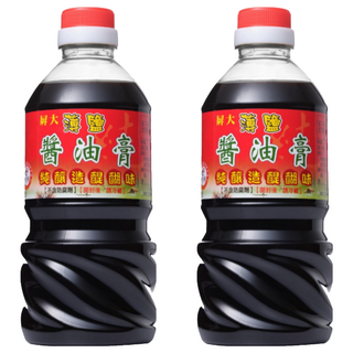 屏大 薄鹽醬油膏 560ml, 使用非基因改造黃豆及台灣自產黑豆, 未添加鉀鹽、焦糖色素, 不含防腐劑, 2瓶