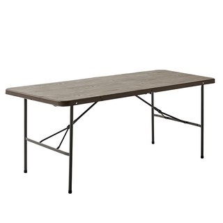 尚都家居 Out in Blow Moulding系列折疊桌 1800, 棕色木紋