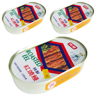 同榮 紅燒鰻 特製 紅燒製作最可口, 100g, 3罐