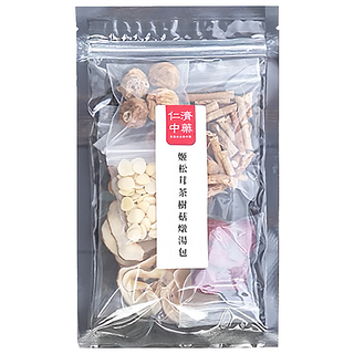 仁濟中藥 姬松茸茶樹菇燉湯包 嚴選菇類 食補養生 方便料理, 74g, 1包