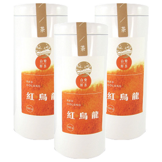 山海經脈 台東農會 台東好茶 紅烏龍, 100g, 1罐, 3罐