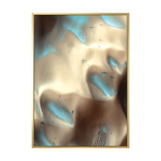 菠蘿選畫所 火星地貌 金沙細細, 30 x 40cm, 金色