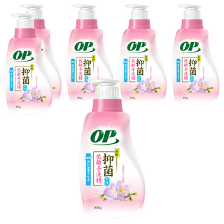 OP 茶酚低敏抑菌手洗精, 850g, 6瓶