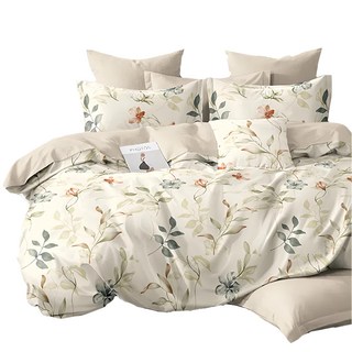 寢室安居 日式柔絲絨床包枕套3件組