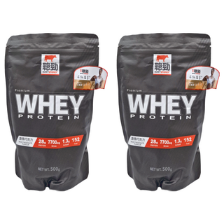 RED COW 紅牛 聰勁即溶乳清蛋白, 濃情巧克力風味, 500g, 2包