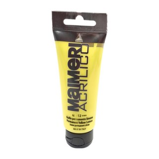 MaIMeRI 美利 Acrilico 抗UV壓克力顏料 MA-0916112 PERM. YELLOW LEMON 永固檸檬黃, 75ml, 1色