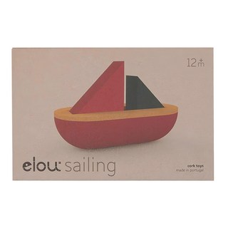 Elou Sailing 軟木塞玩具 - 帆船 12個月以上, 1盒