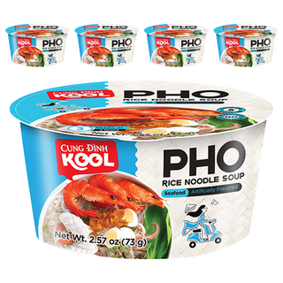 CUNG DINH KOOL 海鮮風味河粉, 2.57oz (73g), 3分鐘快速料理, 5入