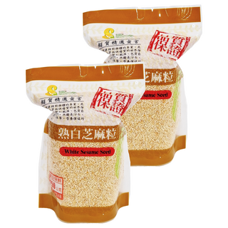 超賀 熟白芝麻粒, 250g, 2包