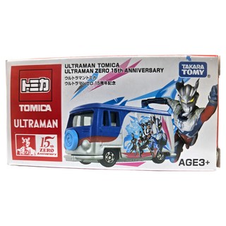 TOMICA 亞洲限定 超人力霸王系列 傑洛小汽車 15週年紀念, 紅色 + 藍色 + 白色, 1個