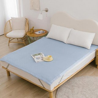 冰涼床墊涼蓆, 藍色, 涼感墊