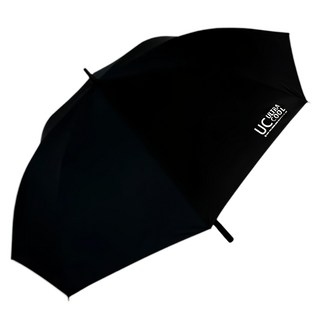 TDN RACING 降溫防雷高爾夫傘，降溫黑膠布，玻璃纖傘骨，超潑水傘布，自動開傘, 極致黑, 1支, 158cm x 8K