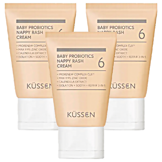 KUSSEN 葵森 寶寶益菌屁屁膏 高濃度氧化鋅配方, 50ml, 3條