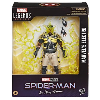 Hasbro 孩之寶 MARVEL 漫威 SPIDER-MAN 蜘蛛人 傳奇豪華人物 電光人, 1盒