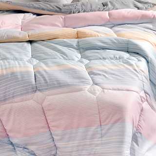 田中保暖試驗所 天絲 石墨烯 法蘭絨 速暖被, 粉紅海岸, 6 x 7尺