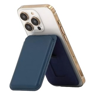 SINJIMORU 磁力強化Magsafe M Bika皮革卡片錢包手機保護殼