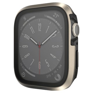 SwitchEasy 魚骨牌 Modern Hybrid 9H 鋼化玻璃鋁合金保護殼, 鈦色, 1個