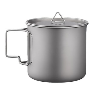 TEMPEST 梯形手把水杯 750ml (TA1), 純鈦色, 1個