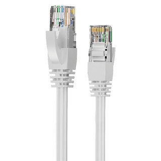 DTAudio 聆翔 金屬接頭 Cat.6網路線/RJ45 網路線/ADSL 路由器網路/乙太網路線, 15m, 1條, 白色