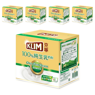 KLIM 克寧 100％純生乳奶粉 隨手包, 紐西蘭乳源, 無添加, 432g, 5盒