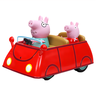 Jada 佳達 Peppa Pig 粉紅豬小妹兜風遙控車, 粉色 + 紅色, 1個