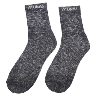 ATUNAS 歐都納 保暖中筒雪襪-深灰, F, 1雙